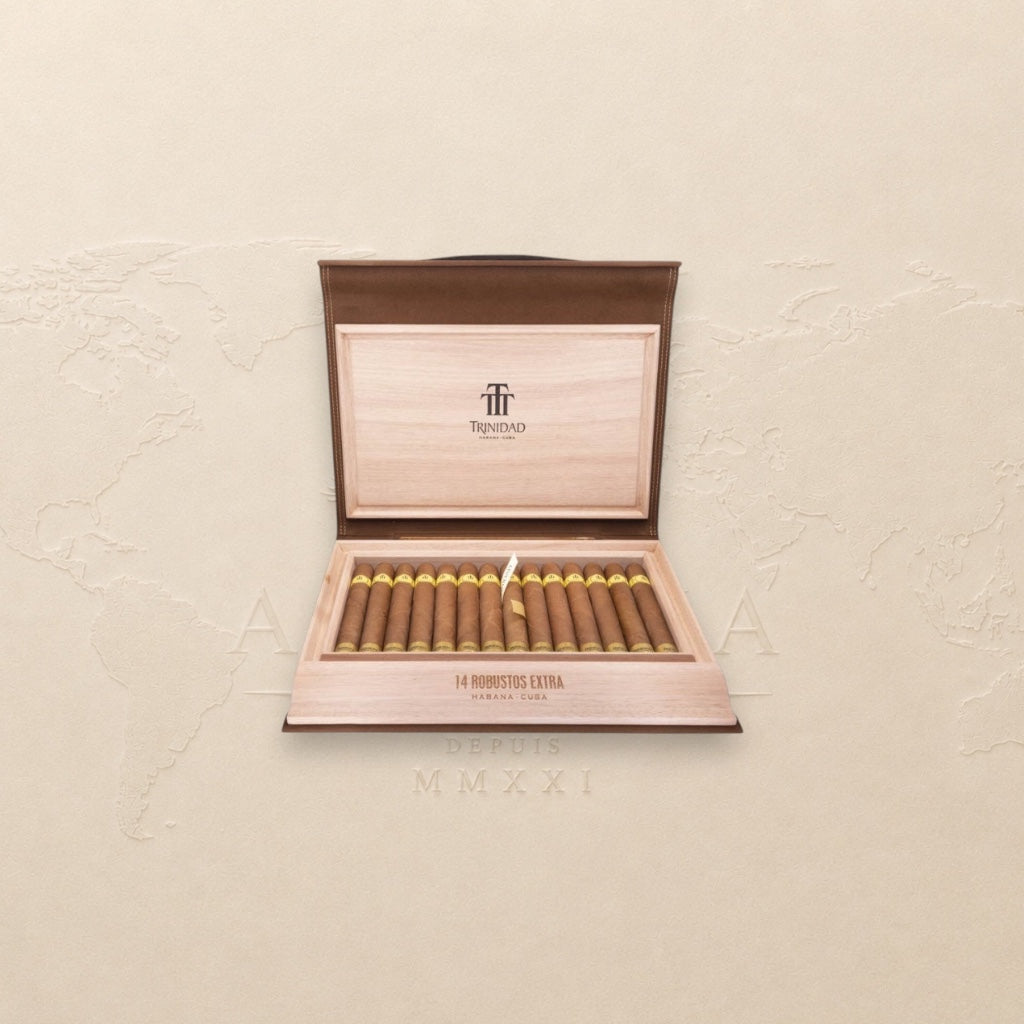Trinidad Robustos Extra Robusto Extra Travel Humidor