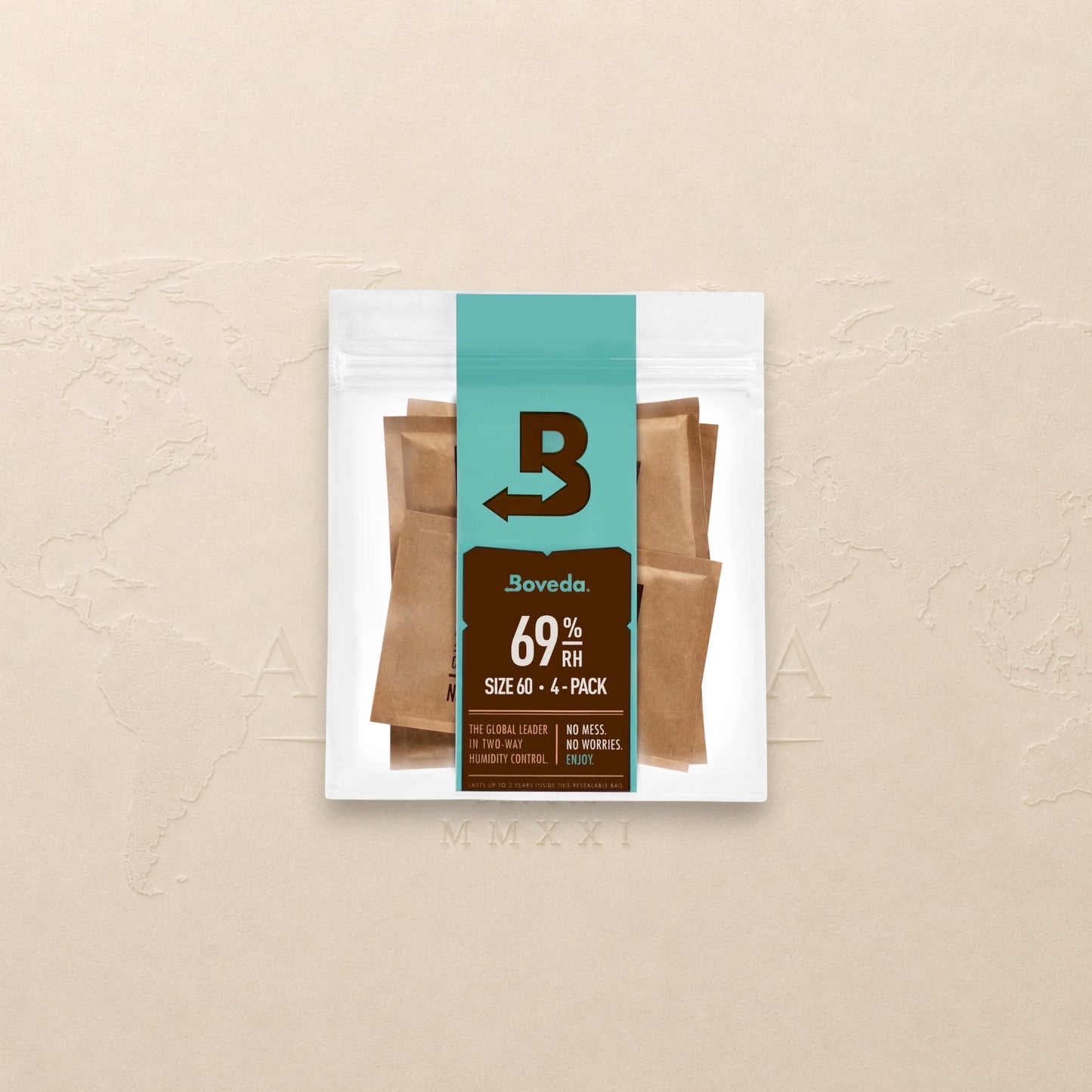 Boveda Size 60 For Most Humidors Pack of 4