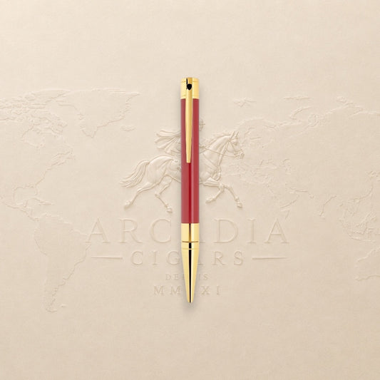 S.T. Dupont D-Initial Ballpoint Pen Dragon - Red