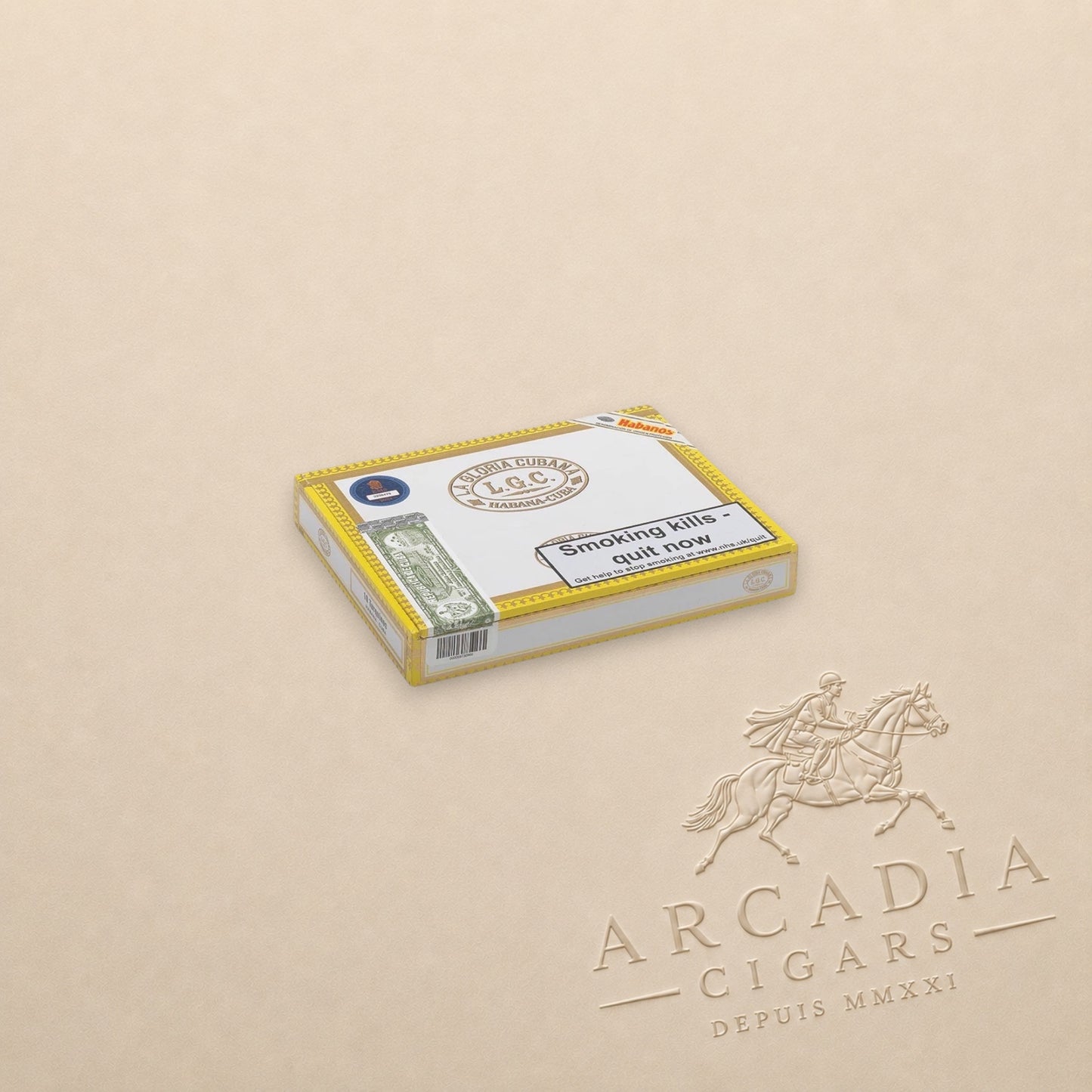 Arcadia Cigars La Gloria Cubana Turquinos 2018 cigar box in a Geniales vitola, exclusive UK regional edition.