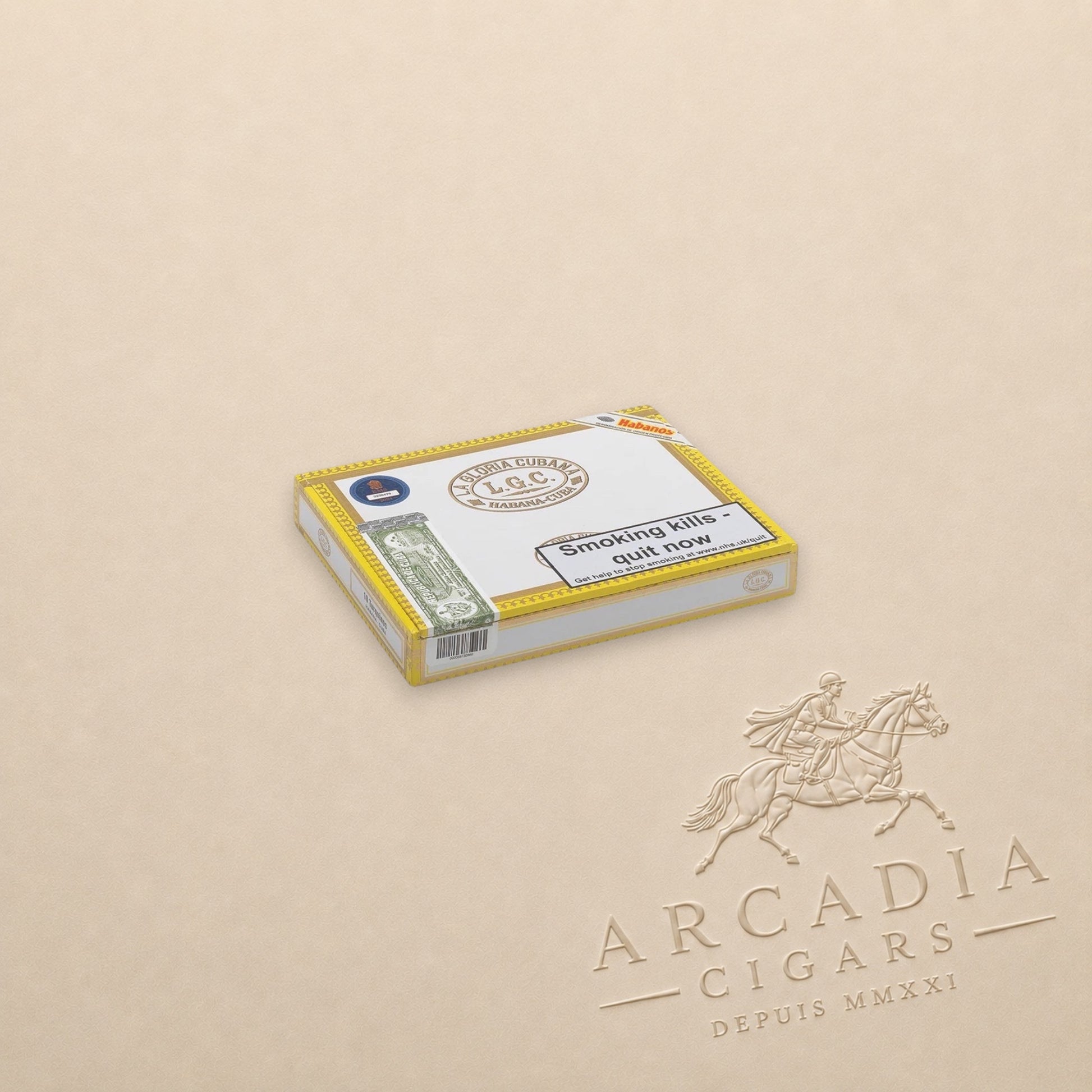 Arcadia Cigars La Gloria Cubana Turquinos 2018 cigar box in a Geniales vitola, exclusive UK regional edition.
